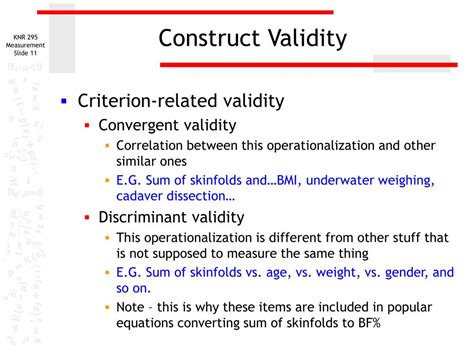 convergent validity definition|how is high construct validity determined.